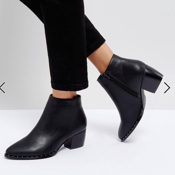 ASOS Truffle heeled boots w/ studs - Picture 2 of 9